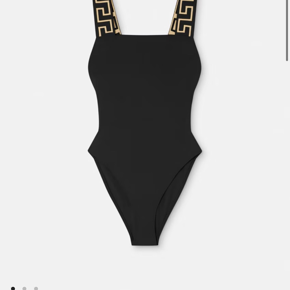 Black and Gold Women's Swimsuit